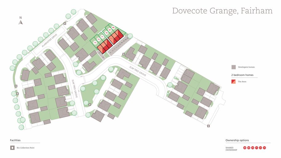 Dovecote Grange development map