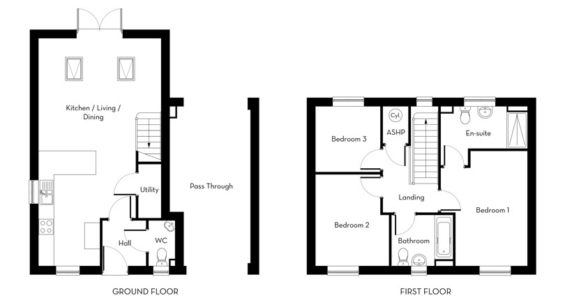 The Larch floor plans