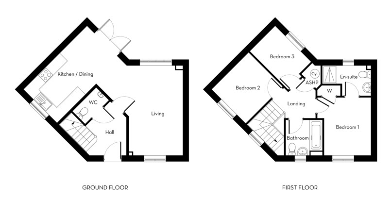 The Cedar floor plans