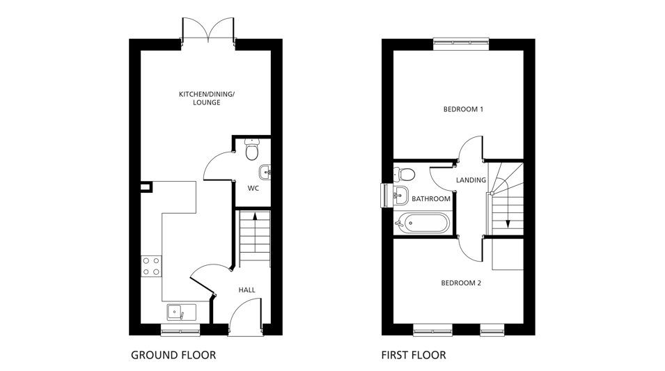 The Clarke floorplans
