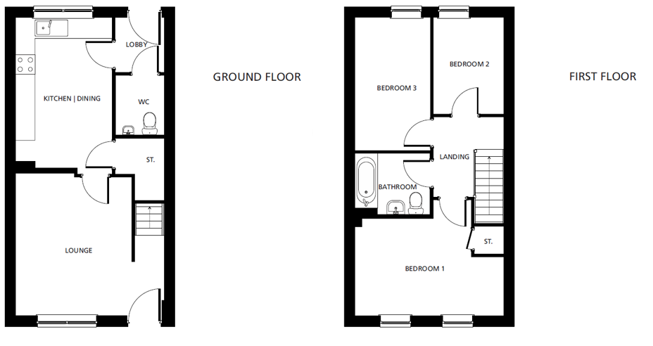 The Abbey floorplans