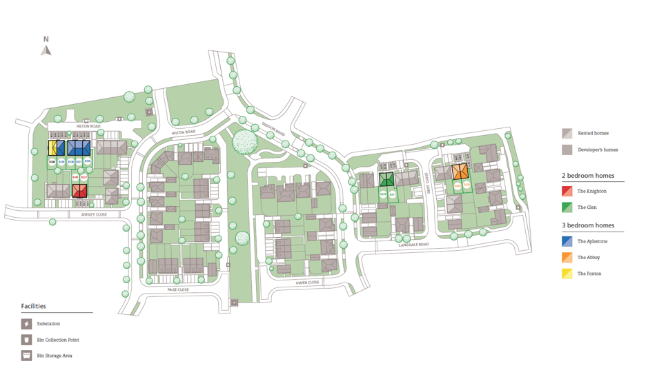Wigston Meadows site plan